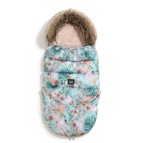 La Millou Fusssack Combo Boho Palms Muff handschuhe kiwahandschuhe kinderwagen Rock the kid babyladen rockthekid babyfusssack winteraccessoires