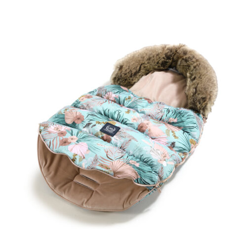 La Millou Fusssack Combo Boho Palms Muff handschuhe kiwahandschuhe kinderwagen Rock the kid babyladen rockthekid babyfusssack winteraccessoires