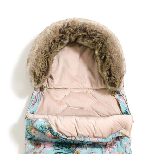 La Millou Fusssack Combo Boho Palms Muff handschuhe kiwahandschuhe kinderwagen Rock the kid babyladen rockthekid babyfusssack winteraccessoires