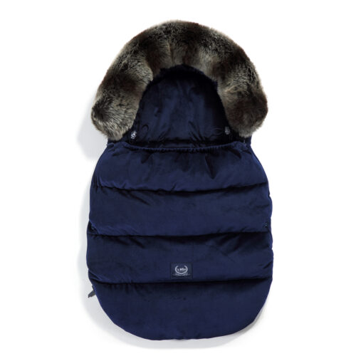 La Millou Fusssack Combo Navy Muff handschuhe kiwahandschuhe kinderwagen Rock the kid babyladen rockthekid babyfusssack winteraccessoires