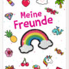 Freundebuch Patches Meine Freunde Schulbuch Schulfreunde Erinnerungsbuch rockthekid rock the kid