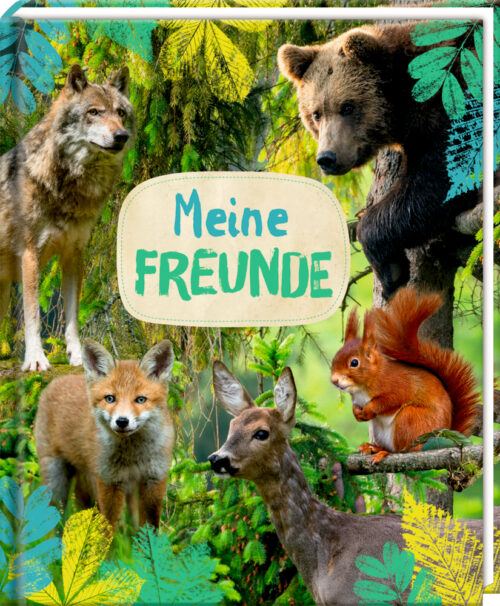 Freundebuch Waldtiere Meine Freunde Zoo Schulbuch Schulfreunde Erinnerungsbuch rockthekid rock the kid